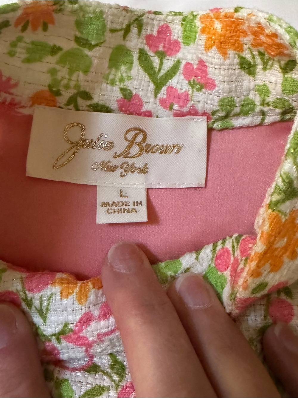 Floral A-Line Sleeveless Romper - Pink & Green - Picture 13 of 14